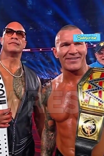 The Rock Return And Help #randyorton #wwe #raw