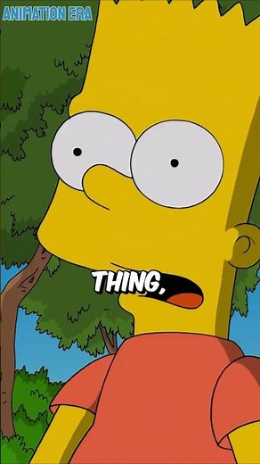 What Happens When Bart Turns His Back On Milhouse? #thesimpsons