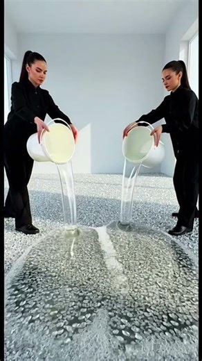 DIY Crystal & Epoxy Resin Floor Transformation - The "Diamond" Room