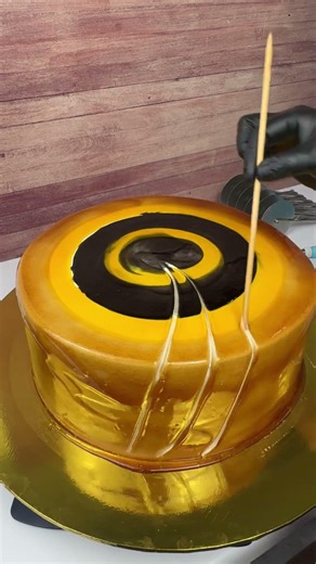 Satisfying Swirl Cake Design 🎂 #Shorts