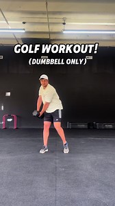 50K views · 217 reactions | Quick golf workout you can do with just dumbbells. This workout focuses on improving core strength and hip mobility by incorporating loaded movements. #golfworkout #golfstagram #golffitness | J Golf Fitness | Facebook