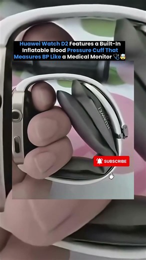 Huawei Watch D2 Has a Built-In Inflatable Blood Pressure Cuff ⌚🩺🤯