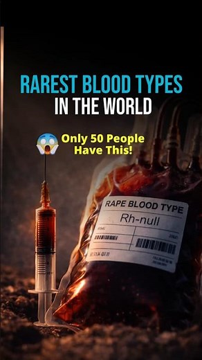 Rarest Blood Types (Only 50 People Have This!)