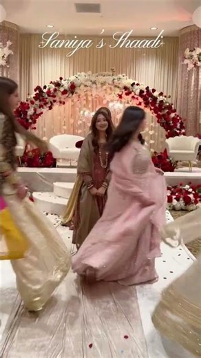 beautiful bride with bridesmaids ❤️ #wedding #bridedress