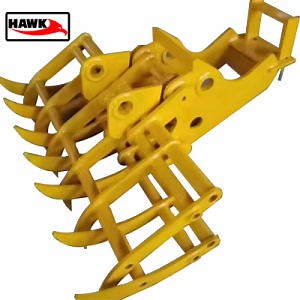[Hot Item] Grass Grapple Excavator Used Hydraulic Rotatory Grass Grab