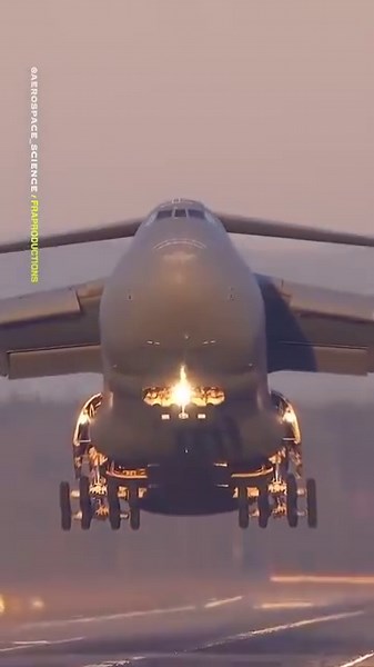 1M views · 25K reactions | What a stunning take-off of the C-5 Galaxy. She is so huge and yet so effortless when taking off and retracting her gears. | Defence Express | Facebook