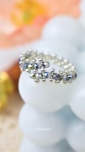 8.8K views · 199 reactions | How to make an elegant Beaded Ring #elegant #handmade #ring #jewelry | Art & Craft | Facebook