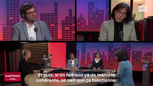 « La prévention ça fonctionne, quand on l’applique de manière cohérente. » La prévention a-t-elle ses limites ? Tania Séverin, la nouvelle directrice de la Fondation Addiction Suisse, soulignait dans #LaMatinaleRTS l'importance d'une prévention cohérente pour avoir un impact optimal sur le public ciblé. >> L’interview complète https://www.rts.ch/play/tv/-/video/-?urn=urn:rts:video:14851991 | RTSinfo