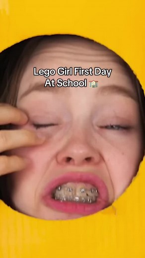 Lego Girl's Hilarious First Day at School