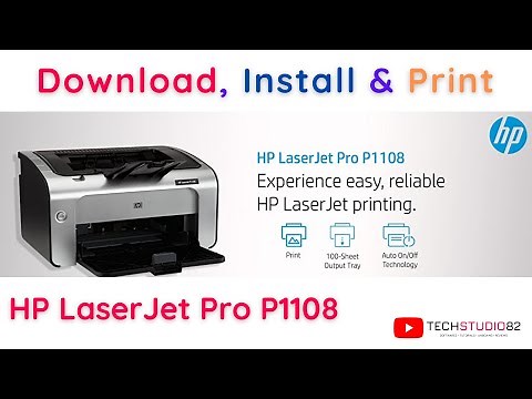 HP LaserJet Pro P1108 Printer Drivers | Download, Install, Configure and Test Print | Step by Step
