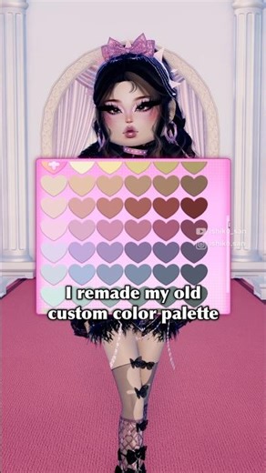 NEW COLOR PALETTE TUTORIAL!!💗 #dresstoimpress