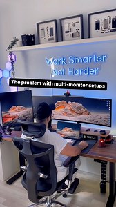 Anyone else have this problem sometimes? 😂 . . . #ultrawide #multimonitor #programmer #setup #dreamsetup #officevibes #setupvibes #isetup #inspiration | Peter Georgiou