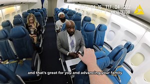 Attorney school cop on law trying to kick him off plane | Bodycam Stories