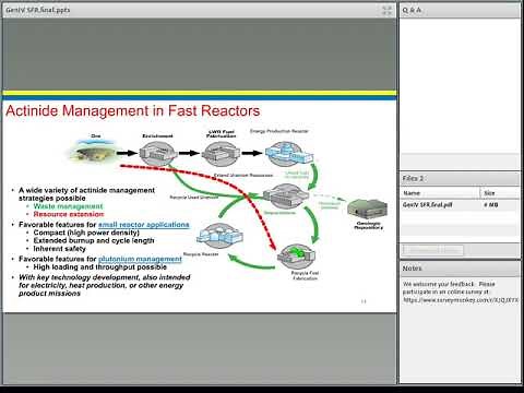 Webinar 004: Sodium Cooled Fast Reactors (SFR)