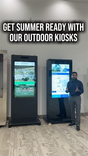 Summer means Eflyn’s Outdoor Digital Kiosk!
