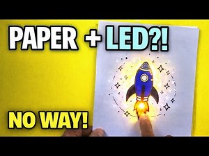 Kids Can Make These Light-Up Greeting Cards! Easy Paper Circuit STEM Craft