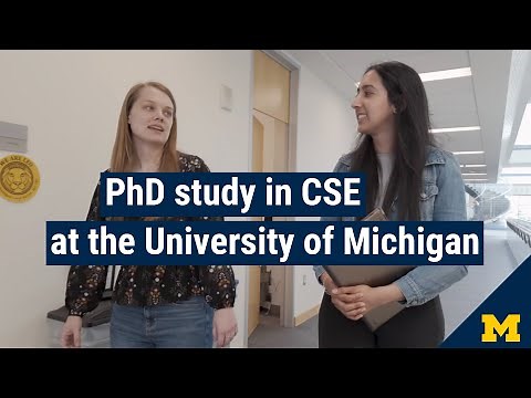 PhD study in CSE at the University of Michigan