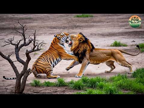 Lion vs Tiger | The Fight for the King of the Jungle – Animal Documentary