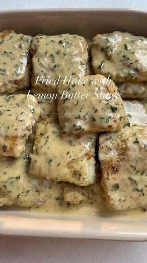 Lemon Butter Sauce Recipe for Fried Hake Fish