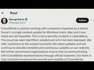 Problem that cause Microsoft outage identified, a fix has been deployed