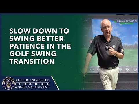 Slow Down to Swing Better - Patience in the Golf Swing Transition