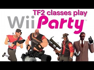 Scout, Heavy, Sniper, & Spy Play Wii Party