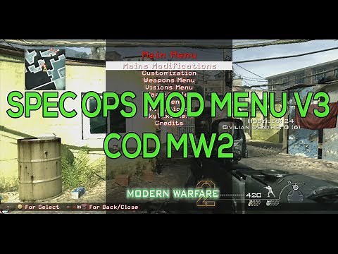 MW2 | Spec Ops Mod Menu v3 - Xbox 360 (ISO)