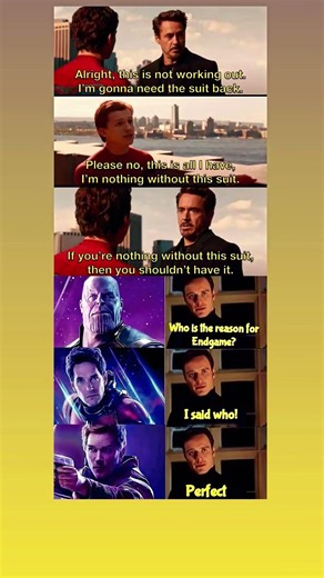 When Avengers Ask Who Caused Endgame 😂 | Marvel Funny Meme #marvel #avengers #ironman #viral #shorts