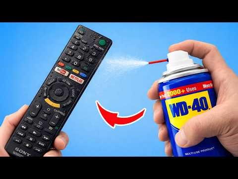 Never Buy TV Remote Control Again! Use WD-40 and Watch What Happens!