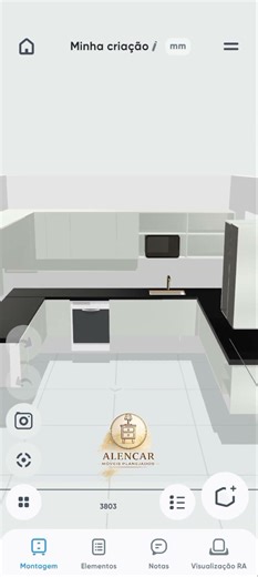 Projeto de conzinha criado no app moblo.