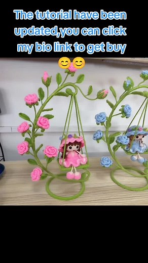 Handmade Crochet Rose Swing Doll Tutorial