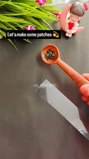 V's Threads on Instagram: "Let's make some patches for making (will be revealed soon) 😂😅 💫 Colour n design can be customized.. 💫 DM for queries n order's.. #patches #bangle #earrings #patchesforblouse #diy #hairclip"