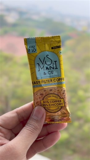 57K views · 21K reactions | VS Mani & Co. Easy Filter Coffee now in a single serve sachet. Easy, flavourful and authentic! Get your packs now. | VS Mani & Co. | Facebook