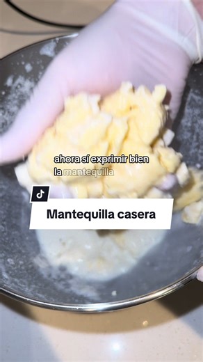 Receta fácil de mantequilla casera con un solo ingrediente