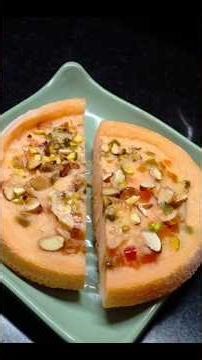 "Muskmelon Bliss 🍦 | Homemade Ice Cream Recipe | Summer Treat"#youtube #shortsfeed #icecream ❤️