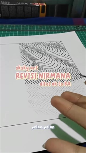 Panduan Nirmana: Membuat Garis dan Bidang dengan Tinta