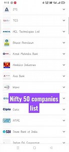 nifty 50 companies list 2022 💥
