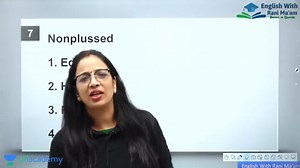 Nonplussed | Vocab | Synonyms | English With Rani Ma'am #vocabulary #synonymswords | English With RANI MAM
