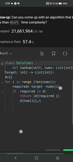 #learncoding # solution leetcode problem #codingshort#python for beginners.