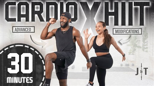 【Juice & Toya】30分钟「身体自重」全身燃脂塑形｜HIIT高心率间歇有氧运动