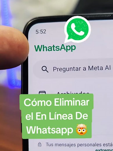 Cómo Eliminar el En Línea De Whatsapp