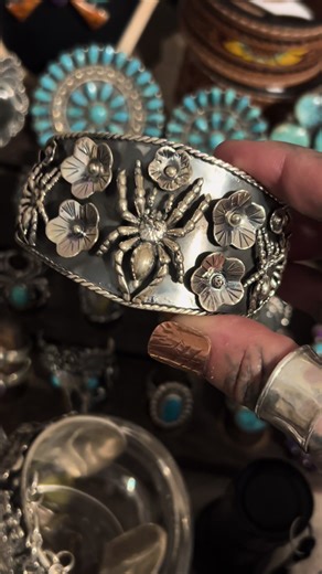 Unique Spider Cuff Jewelry from Whatnot Show