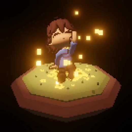 Golden Flowers in Undertale Animation