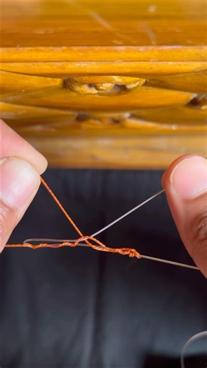 Easy way to tie a line to a line #mhrfishing