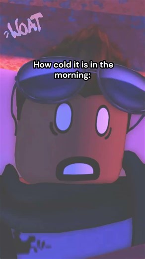 Hot Nights VS Cold Mornings #woatttt #robloxanimation #roblox #viral