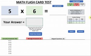 Math Flash Card Test | Learn Math | Multiplication, Addition, Subtraction - Etsy UK