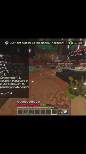 How to open crates on pokebedrock #minecraft #gaming #tutorial #helpful #fyp #server #pokemon