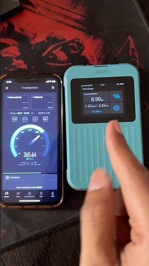 Acer connect M4 5g hotspot sim card router speed test
