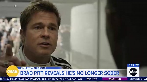 Brad Pitt opens up about sobriety in candid interview