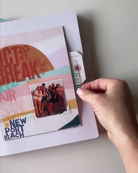 Take a peek inside my newest class: Storytellers Vol.3! ☀️🌊❤️ Gather your favorite memories and photos and join me as I show you delightful ways to create interactive, immersive story albums your family will LOVE! | Heidi Swapp